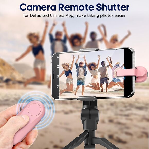 RF Remote Photo and Video, Control Page Turner for Kindle, Tablet And Phone Pink - Picture 5 of 9